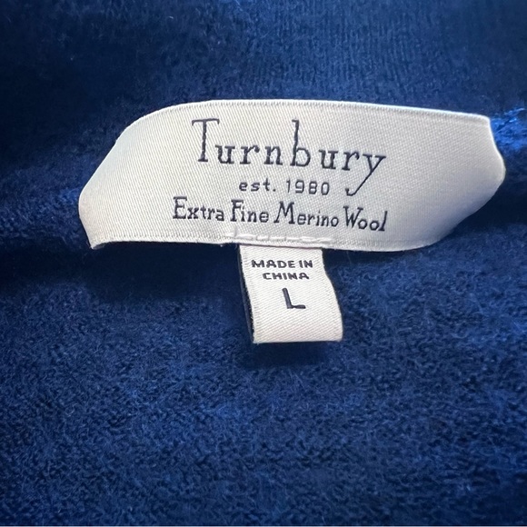 Turnbury Fine Merino Wool Mens Pullover Sweater - Picture 3 of 10